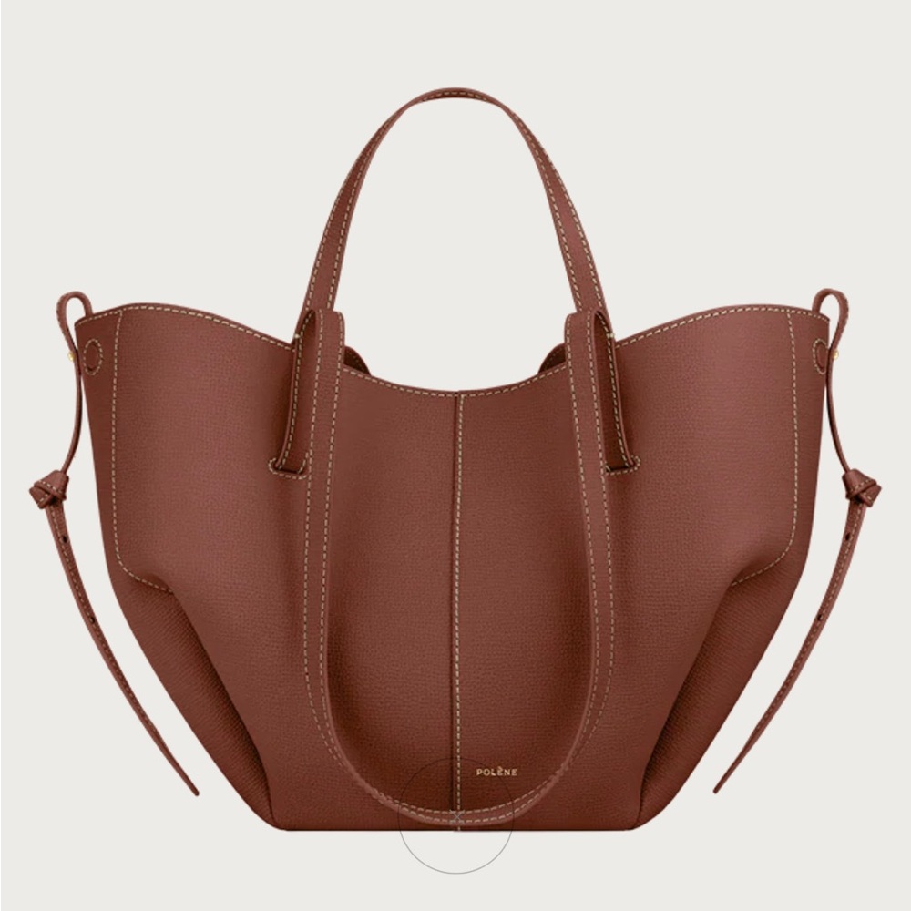 Polene Cyme mini handbag in Cognac NWT